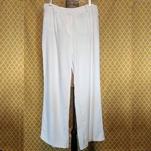 H&M White Wide Leg Pant Size 10